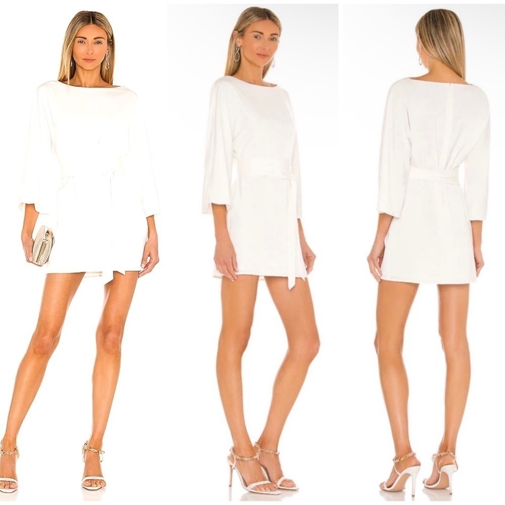 NBD Maika Mini Dress in Ivory Size S